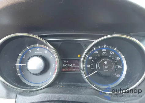 2011 Hyundai Sonata Gls z USA, uszkodzony, nr VIN 5NPEB4AC6BH222290